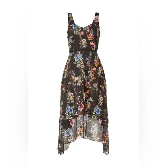 Slate & Willow Trifecta Tiered Floral Midi Dress - Picture 5 of 5